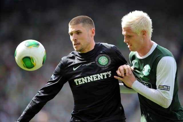 Gary Hooper in action for Celtic in 2013. Picture: Jane Barlow
