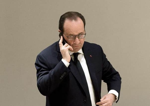 French President Francois Hollande and his two predecessors were spied on by the US. Picture: AFP/Getty Images