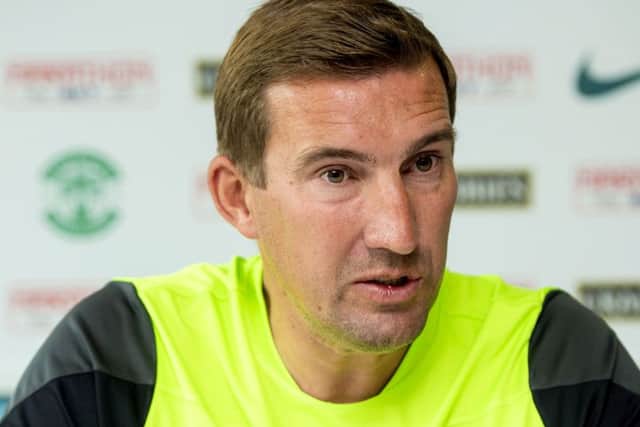 Hibs head coach Alan Stubbs. Picture: SNS Group