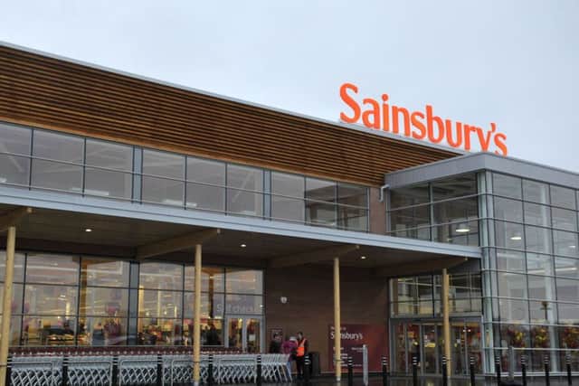 Strong gains were made by supermarkets, including Sainsbury's. Picture: Stuart Cobley