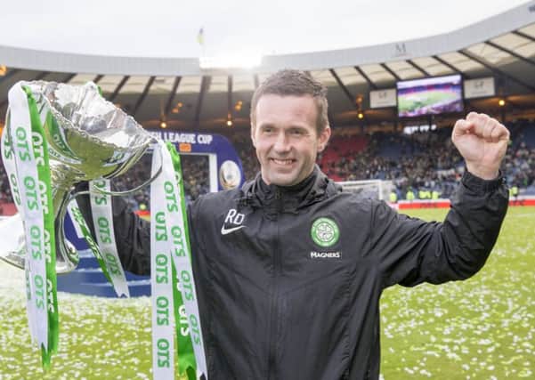 Ronny Deila feels "500 per cent" better taking Celtic into next season. Picture: PA