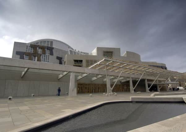 Scottish Parliament building. Picture: Kenny Smith