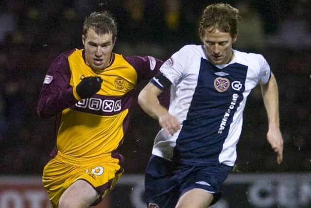 David Clarkson in action during his first spell with Motherwell. Picture: Ian Georgeson