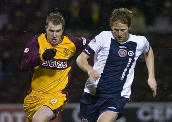David Clarkson in action during his first spell with Motherwell. Picture: Ian Georgeson