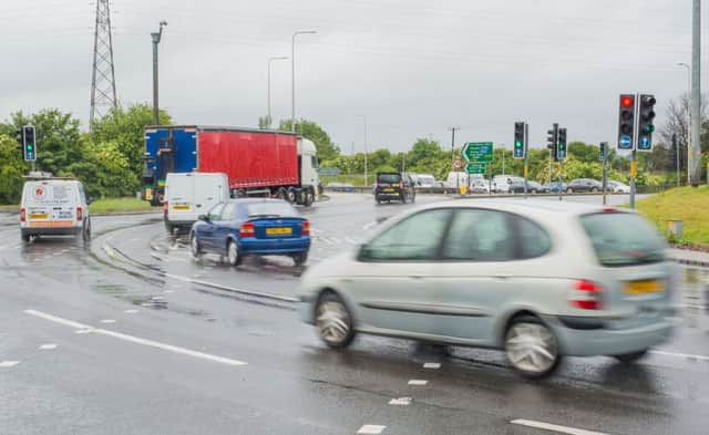 In the ten years to 2013, there were 65 recorded injuries at the Sheriffhall roundabout on the Edinburgh City Bypass. Picture: Ian Georgeson