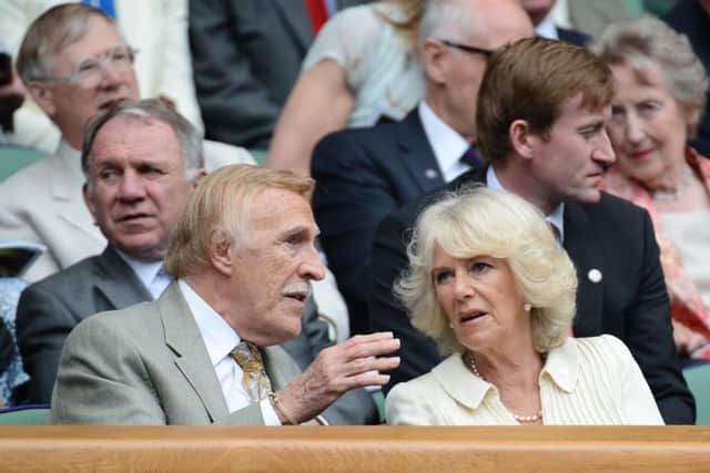 Bruce Forsyth and the Duchess of Cornwall in the Royal Box. Picture: Getty