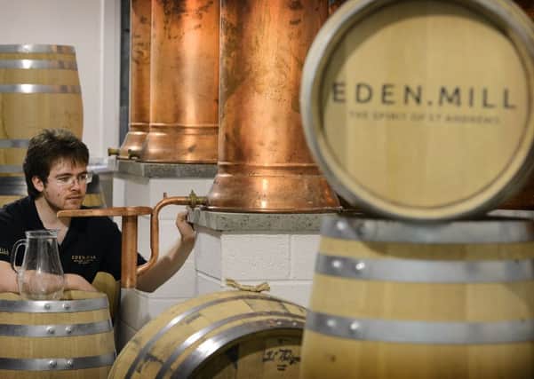 Brewer and Distiller 

Scott Ferguson watches Eden Mill's new make spirit stream from the stills.






 Picture: Neil Hanna