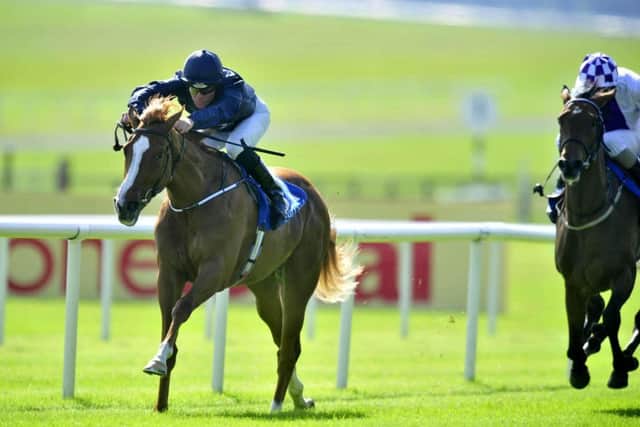 Jockey Seamie Heffernan guides Alice Springs to victory. Picture: Pat Healy/PA
