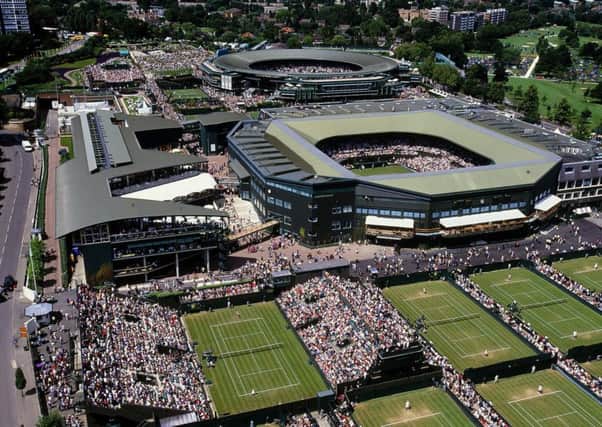 A man was found to be flying the drone over the All England Lawn Tennis Club. Picture: Getty