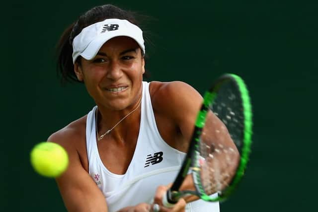Heather Watson: Plays Caroline Garcia. Picture: Getty