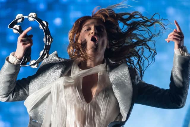 GLASTONBURY, ENGLAND - JUNE 26: Florence Welch of Florence and the Machine performs on The Pyramid Stage during the Glastonbury Festival. Picture: Getty Images
