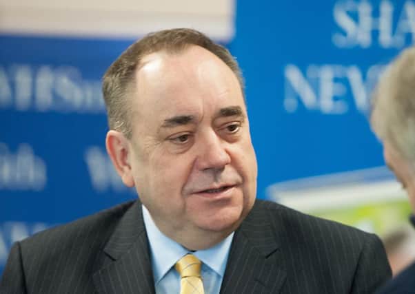 Salmond stated thatthe media needed to recognise that 'language is crucial' is a propaganda war. Picture: John Devlin