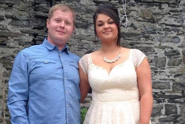 Mark Munro, left, with his girlfriend Karyse Anderson. Picture: Newsline