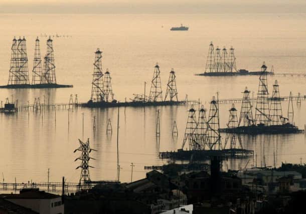 The Scottish pair had been working on oil rigs off the coast of Baku, Azerbaijan. Picture: AP