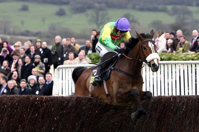 Ruby Walsh rides Kauto Star to victory in the 2015 Gold Cup steeplechase at Cheltenham. Picture: PA