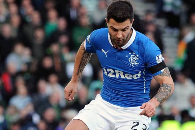Richard Foster in action for Rangers. Picture: TSPL
