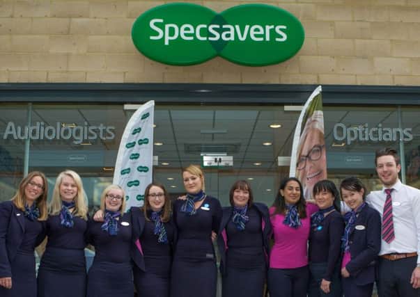 The Specsavers team at their new Glasgow Fort operation. Picture: Contributed
