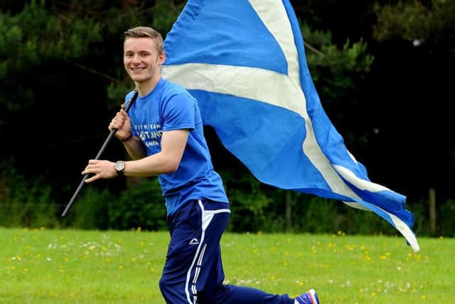Cameron Tindle will fly the flag for Scotland at the Commonwealth Youth Games. Picture: Lisa Ferguson