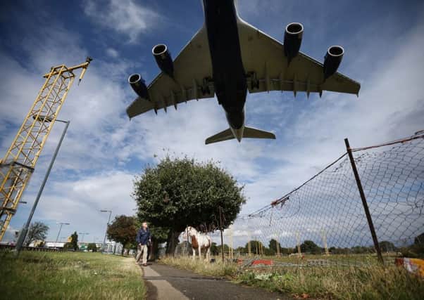 An aircraft on approach to London Heathrow. Picture: Getty