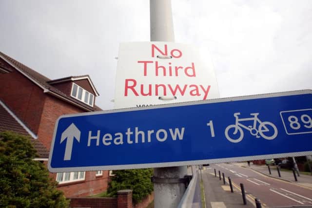 There has been strong opposition to plans for a third runway at Heathrow. Picture: PA