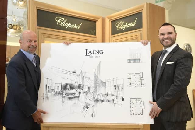Laing the jewellers on Frederick Street, Edinburgh. Picture: Greg Macvean