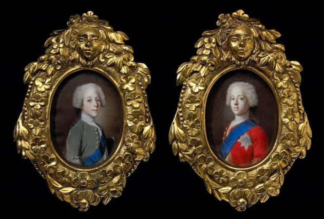 The miniature portraits will be on display for the first time in Scotland. Picture: Contributed