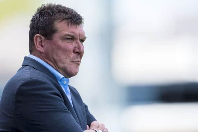 Tommy Wright's side will return home with a 1-0 deficit. Picture: SNS