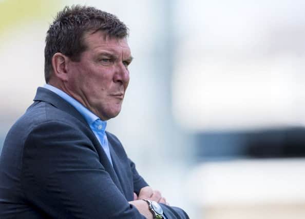 Tommy Wright's side will return home with a 1-0 deficit. Picture: SNS