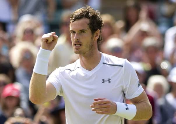 Andy Murray: Ruthless display. Picture: Ian Rutherford