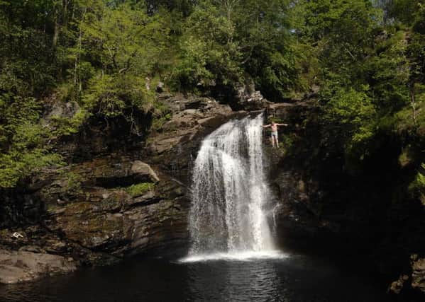 Love lochs on an installation by the Falls of Falloch will be removed. Picture: Robert Perry