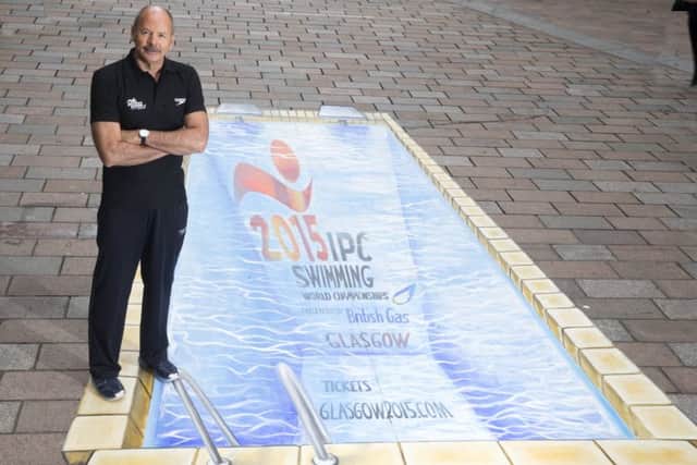 David Wilkie is back in Glasgow to promote the IPC swimming championships at Tollcross later this month. Picture: Jeff Holmes