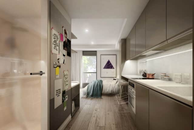The interior of one of Selects student apartments