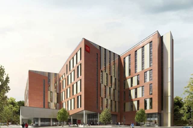 A computer-generated impression of what the 441-unit complex in the citys West End will look like