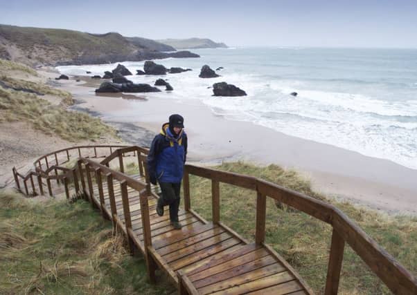 Durness, Cape Wrath, off which controversial sea battle exercises are conducted. Picture: Donald MacLeod