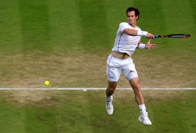 Andy Murray in action against Andreas Seppi. Picture: PA