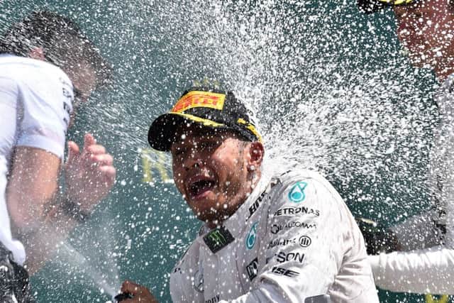Hamilton has won twice at Silverstone before and gone on to win the drivers title each time. Picture: Getty