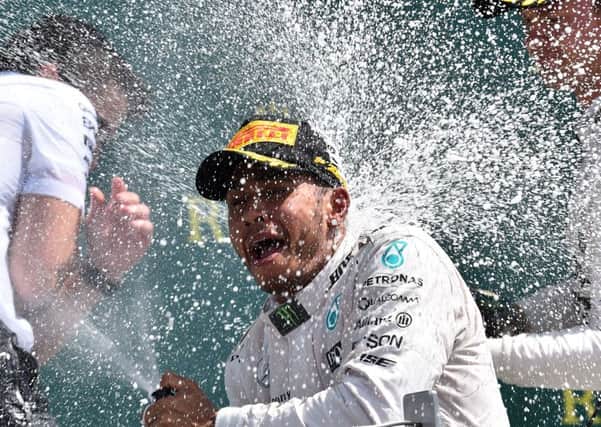 Hamilton has won twice at Silverstone before and gone on to win the drivers title each time. Picture: Getty
