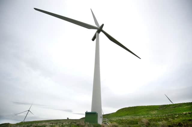 Wind power generated enough to cover for a third of required energy for Scotland during June. Picture: John Devlin
