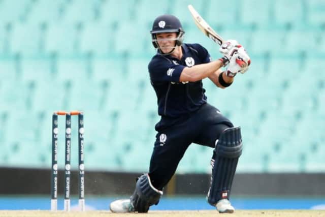 Richie Berrington scored 61 to help Scotland on their way to victory. Picture: Getty