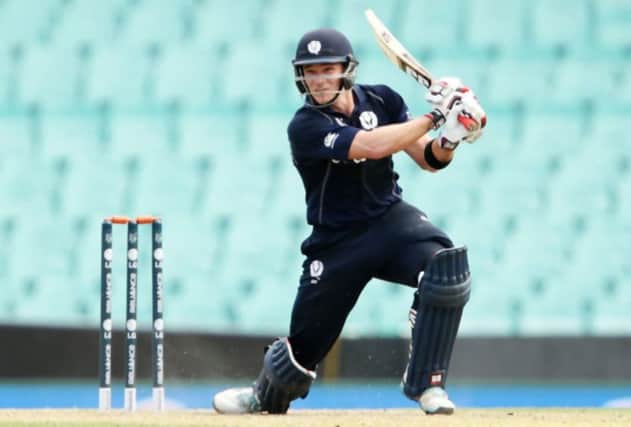 Richie Berrington scored 61 to help Scotland on their way to victory. Picture: Getty