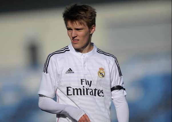 Martin Odegaard in action for Real Madrid Castilla. Picture: Getty