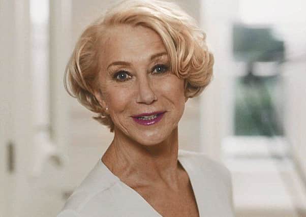 One of the images used in the the LOreal advert which shows Helen Mirren wrinkles and all