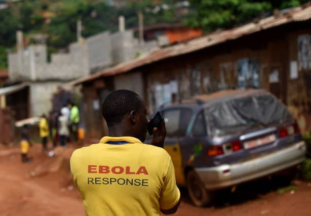 One of the epicentres of the Ebola emergency in Freetown, Sierra Leone. Picture: AFP/Getty