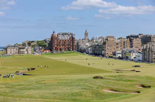 The coveted view, including the Swilcan Bridge, in St Andrews. Picture: SWNS