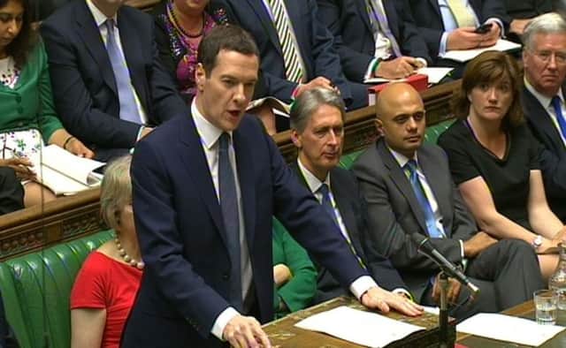 Chancellor George Osborne delivers his Budget statement to the House of Commons. Picture: PA
