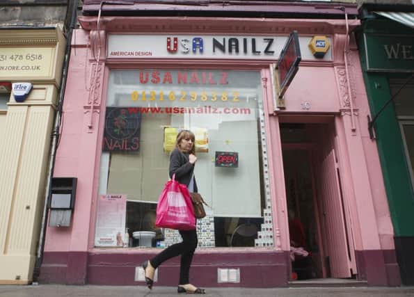 Dozens of staff working at nail bars across Scotland were arrested as part of a Home Office crackdown. Picture: Toby Williams