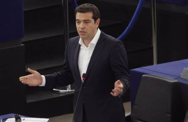Alexis Tsipras had a mixed reaction from MEPs yesterday. Picture: Getty