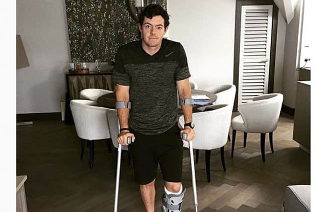 Rory McIlroy: Unable to defend Claret Jug. Picture: Rory McIlroy via AP