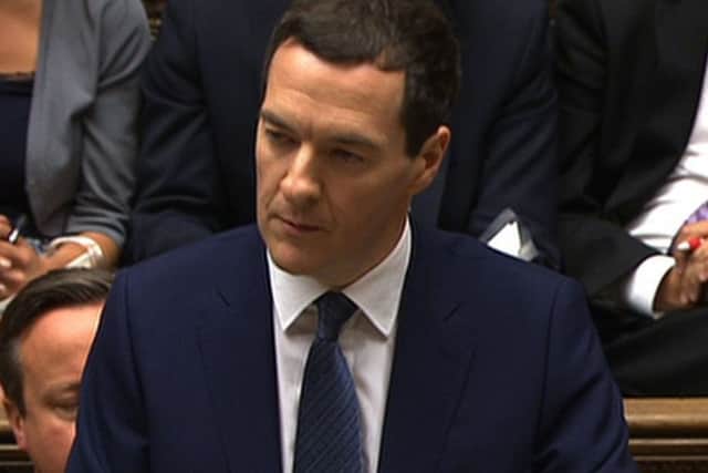 George Osborne delivering his budget speech to the House of Commons. Picture: AFP/Getty