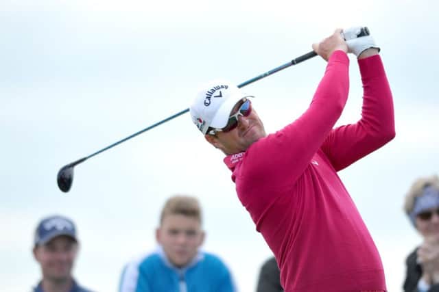 Scotlands Marc Warren was relatively happy with a levelpar opening round of 70 at Gullane. Picture: Jane Barlow
